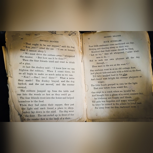 The Alexandra Readers 2 & 4 - Vintage Used Books - Semi-Rare - 1910's Canada - Picture 5 of 5